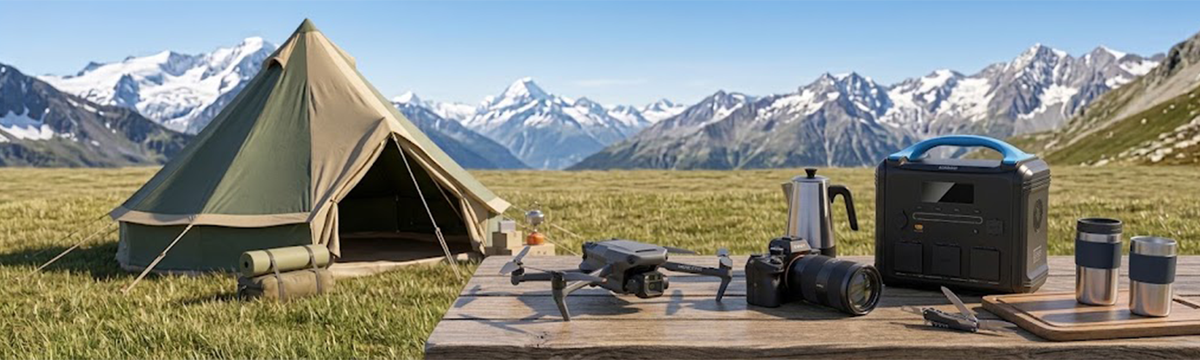 Silent Power for Outdoor Creators: Portable Battery Storage for Drone & Camera Crews