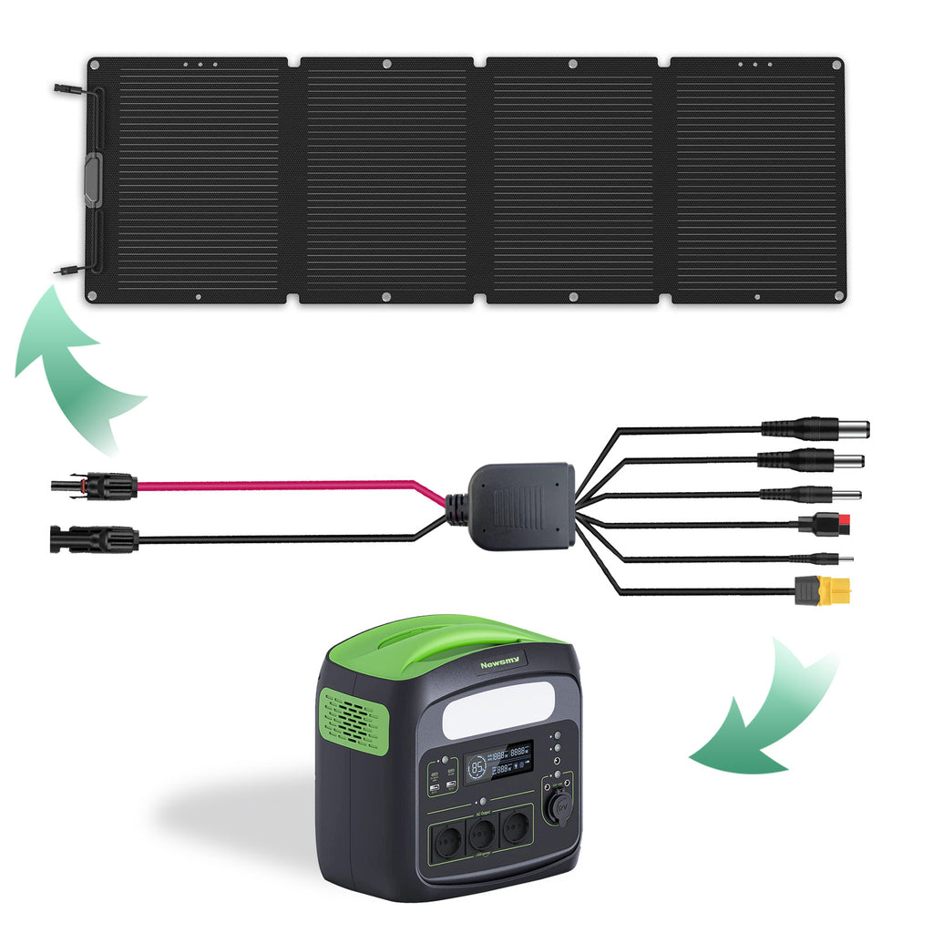 6-in-1 Solar Connector Kit with Female and Male Connectors Compatable for Solar Panel & Solar Power Staion